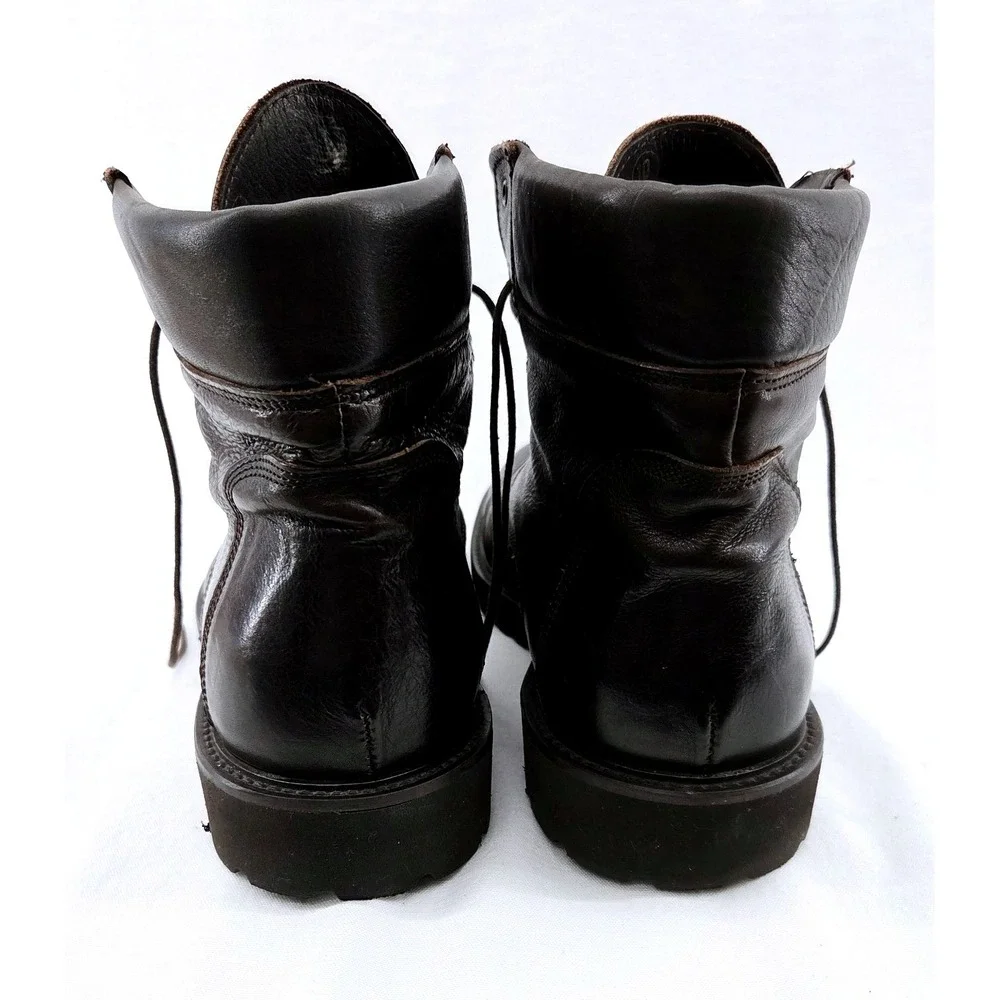 To‎ Boot New York Brown Lace Up Boots - Size 10